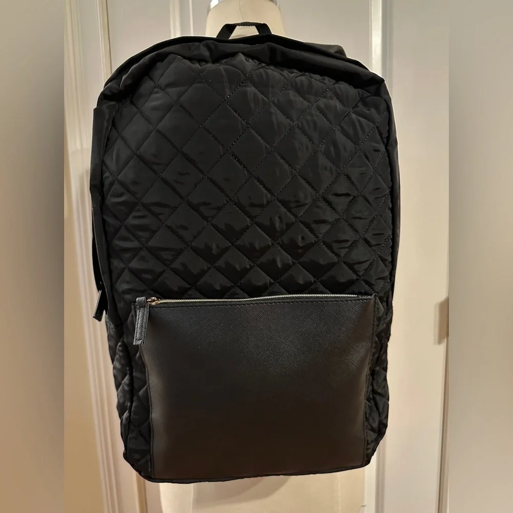 DSW Exclusive Black Quilted Backpack